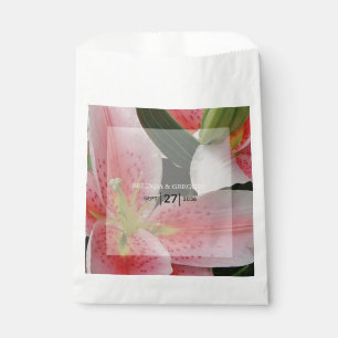 Bolsa De Papel Elegante Boda Oriental Lilies
