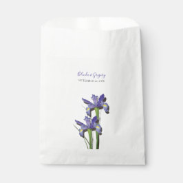 Bolsa De Papel Elegante Boda Purple Iris