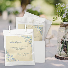 Bolsa De Papel Elegante Bolsas de Favor de Boda Amarillo de Mante