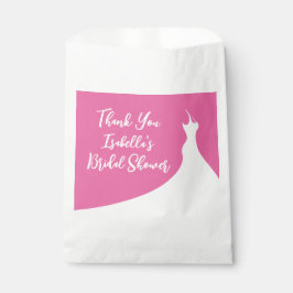 Bolsa De Papel Elegante Bridal Shower Favor Bag fuchsia