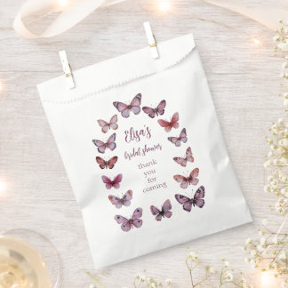 Bolsa De Papel Elegante Butterflies Bridal Shower Arch PERSONALIZ