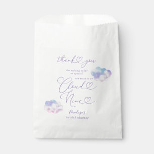 Bolsa De Papel Elegante Cloud Nueve Bridal Shower