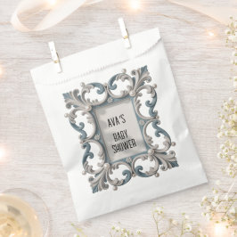 Bolsa De Papel Elegante ducha barroca para niños