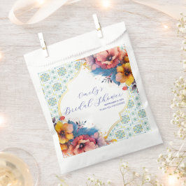 Bolsa De Papel Elegante ducha marital de arte mediterráneo