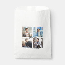 Bolsa De Papel Elegante fiesta de graduación de Collage de fotos