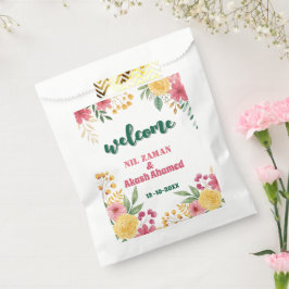 Bolsa De Papel Elegante Invitación de Regadera Nupcial de Nombre 