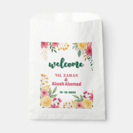 Bolsa De Papel Elegante Invitación de Regadera Nupcial de Nombre 