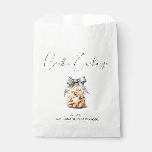 Bolsa De Papel Elegante Moda Moderno Intercambio de cookies