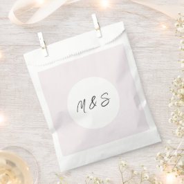Bolsa De Papel Elegante Negro Y Minimalista Lilac