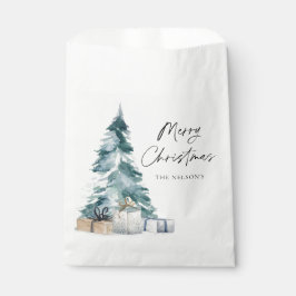 Bolsa De Papel Elegante papel de Fiesta navideño