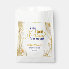 Bolsa De Papel Elegante príncipe azul oro Baby Shower
