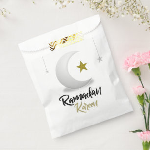 Bolsa De Papel Elegante Ramadán Kareem Crescent Diseño Arte Islám