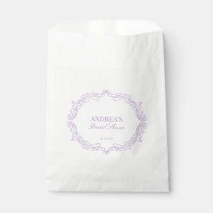 Bolsa De Papel Elegante Romántico Romántico Ducha Bridal
