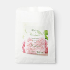 Bolsa De Papel Elegante Rosa de verano rosado Boda