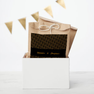 Bolsa De Papel Elegante Soiree de cumpleaños doble