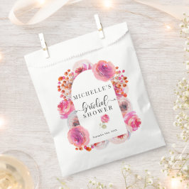 Bolsa De Papel Elegantes flores silvestres | Festejo de Despedida