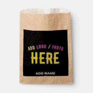 BOLSA DE PAPEL ELEGANTES MODERNAS PERSONALIZABLES NEGRAS VERIFICA