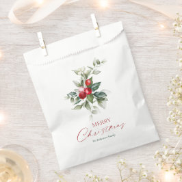 Bolsa De Papel Elegantes Navidades Holly