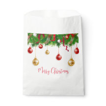 Elegantes Navidades Wreath Boarder con adornos