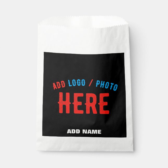 BOLSA DE PAPEL ELEGANTES PERSONALIZABLES NEGROS MODERNOS VERIFICA (Anverso)