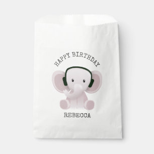 Bolsa De Papel Elephant ama la música