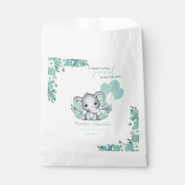 Bolsa De Papel Elephant Neutral Baby Shower