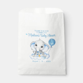 Bolsa De Papel Elephant Personalizado Gracias Baby Shower
