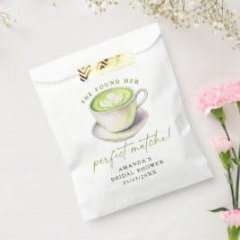 Bolsa De Papel Ella encontró su desayuno de boda de matcha perfec