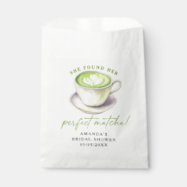 Bolsa De Papel Ella encontró su desayuno de boda de matcha perfec