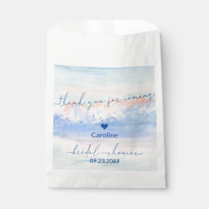 Bolsa De Papel Ella está en la novena nube Pastel Aquarela Desayu