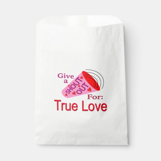 Bolsa De Papel Elogio al Amor Verdadero (Anverso)