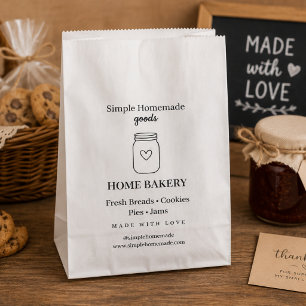 Bolsa De Papel Embalaje personalizado para galletas caseras