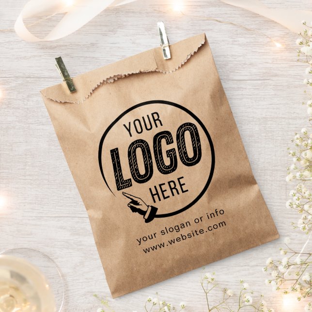 Bolsa De Papel Empresa de Logotipos Empresariales Personalizados  (Cortado)