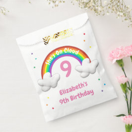 Bolsa De Papel ¡En la Nube 9! Cumpleaños del Arcoiris
