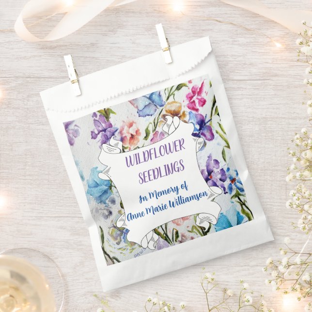 Bolsa De Papel En memoria de (Cortado)