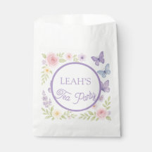 Encantada fiesta de té en el jardín Favor Bags