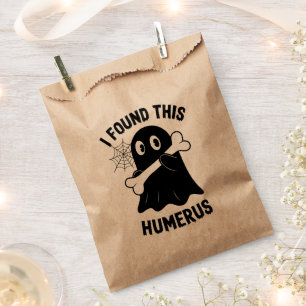 Bolsa De Papel Encontré este fantasma de Halloween Húmero