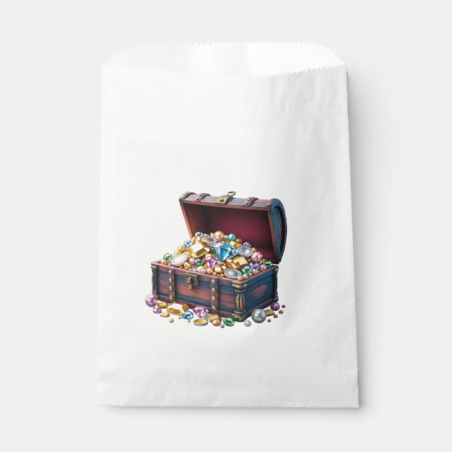 Bolsa De Papel Encuentra el tesoro  (Anverso)