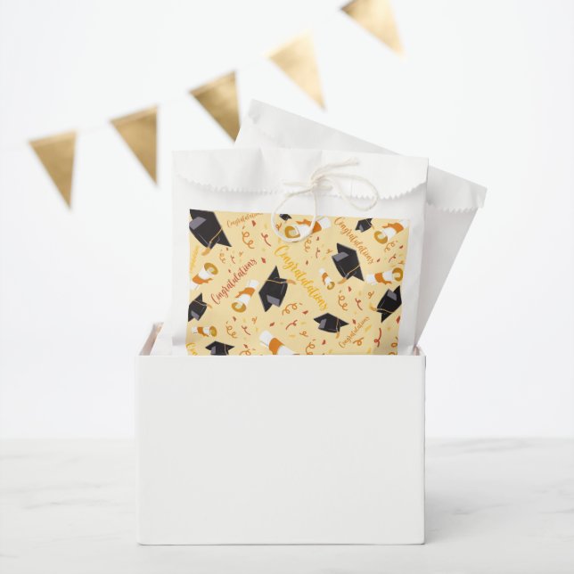 Bolsa De Papel Enhorabuena por la graduación (Fiesta)