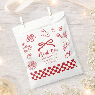 Bolsa De Papel Entrega especial Cumpleaños de bebé con lazo capri