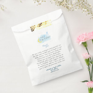 Bolsa De Papel Entrega especial de la cigüeña con estrella de oro
