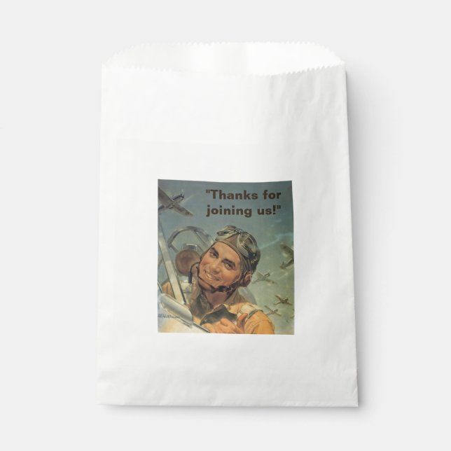 Bolsa De Papel Era de la Segunda Guerra Mundial (Anverso)