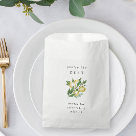 Bolsa De Papel Eres la ducha de la novia del limón más grande