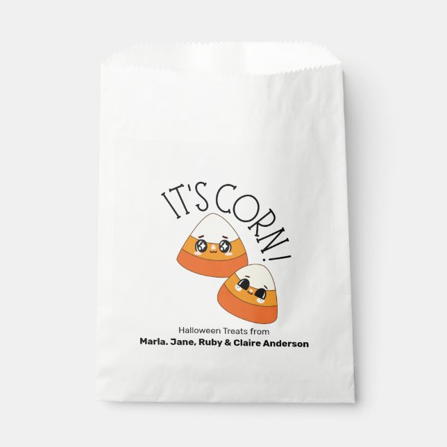 Bolsa De Papel ¡Es CORN! Candy Corn Halloween (Anverso)