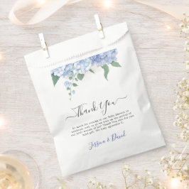Bolsa De Papel Es el Baby Shower botánico de una hidránica azul