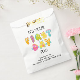 Bolsa De Papel ES TU PRIMER DÍA TAMBIÉN LA Bolsa De Favor De Los 