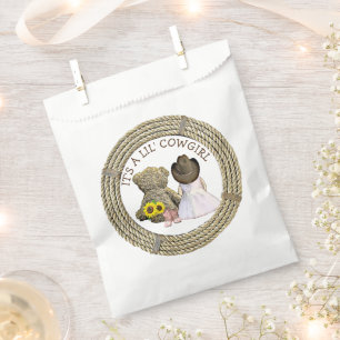 Bolsa De Papel Es un Baby Shower de Lil' Cowgirl