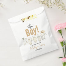 ¡Es un niño! Baby Shower azul - dulce y dulce