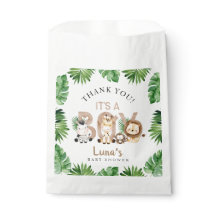 Es un papel de Baby Shower sobre el tema de la jun