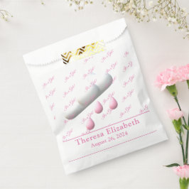 Bolsa De Papel Es un Personalizable chica Baby Shower